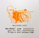 Album cover art for Machine Gun